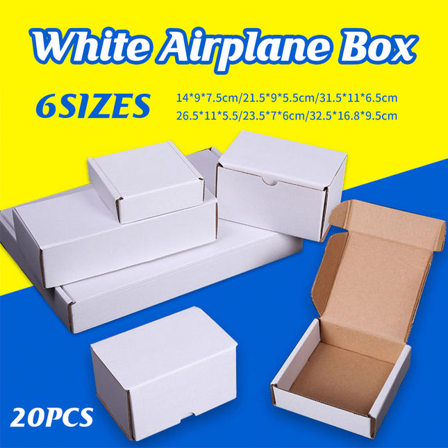 20pcs Three Layer Rectangular Cardboard Box Packaging Express Shipping Carton