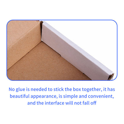 20pcs Three Layer Rectangular Cardboard Box Packaging Express Shipping Carton