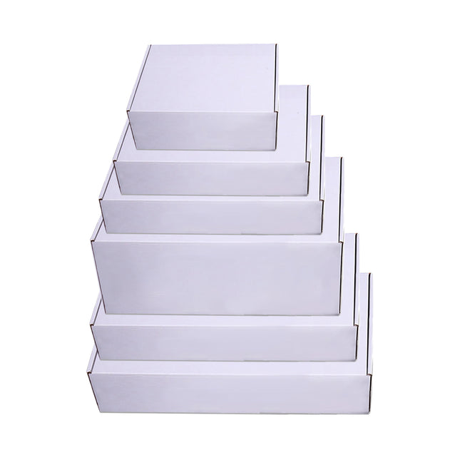 20pcs Three Layer Rectangular Cardboard Box Packaging Express Shipping Carton