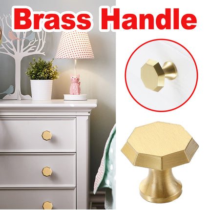 Pure Copper Cabinet Handle Single Hole Modern Drawer Pull for Wardrobe Door Use