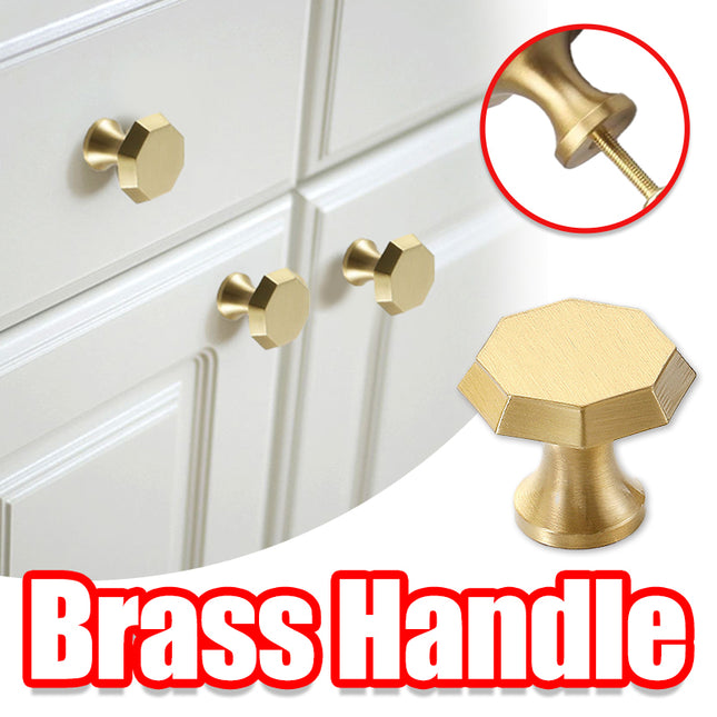 Pure Copper Cabinet Handle Single Hole Modern Drawer Pull for Wardrobe Door Use