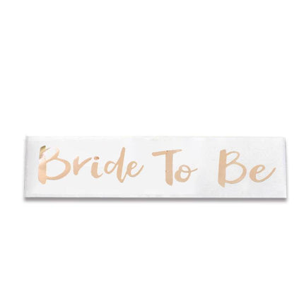 White Rose Gold Team Bride Hens Party Sash Sashes Night Bachelorette Bridal Au