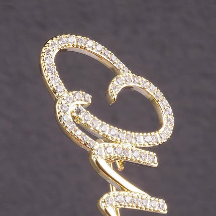 Rhinestone Queen Crown Brooch Alloy Pin Silver Gold for Clothing Accessories