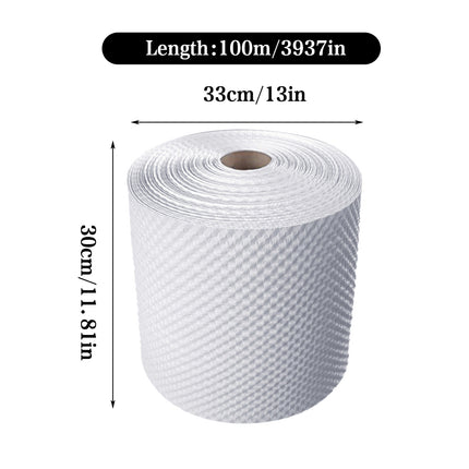 White Kraft Paper Roll Degradable Bubble Wrap Cushion Packaging Paper For Gift