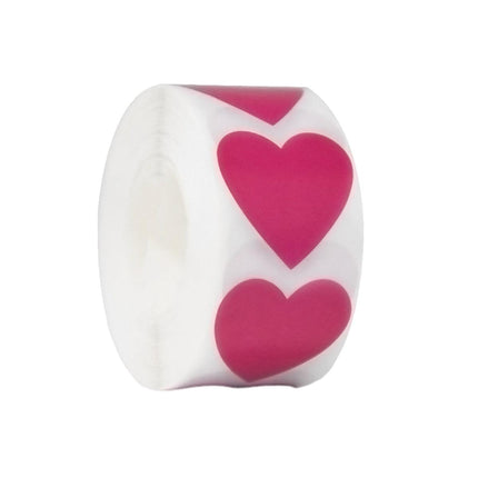 8 Rolls Heart Stickers 500PCS Per Roll Self Adhesive Label Love Sealing Sticker