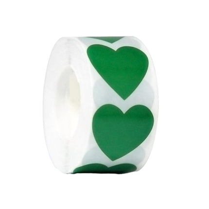 8 Rolls Heart Stickers 500PCS Per Roll Self Adhesive Label Love Sealing Sticker