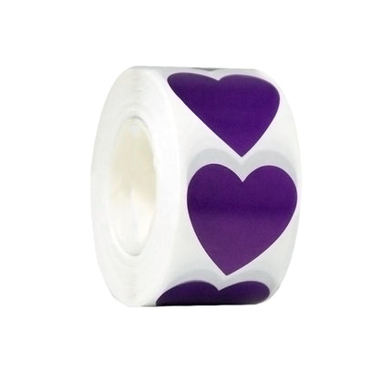 8 Rolls Heart Stickers 500PCS Per Roll Self Adhesive Label Love Sealing Sticker