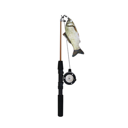 Retractable Feather Cat Play Stick Interactive Cat Fishing Rod Toy Durable