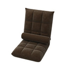 Floor Lounge Sofa Bed Chair with Lumbar Pillow Folding Adjustable Cushion