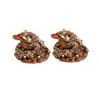 Chinese Style Golden Toad Ornament Resin Lucky for Home Office Desktop Decor