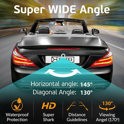 130° Car Rear View Reverse Backup Parking Camera Hd Night Vision Waterproof Cmos - Aimall