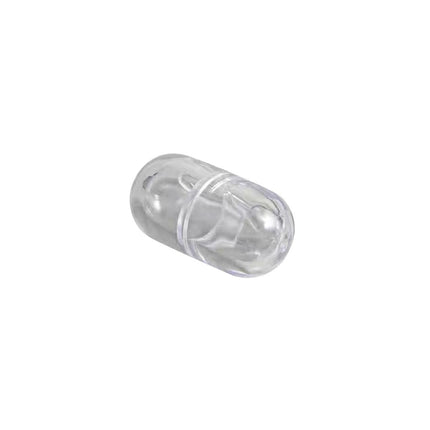 100pcs Transparent Capsule Shell Plastic Empty Storage Box DIY Filling Case
