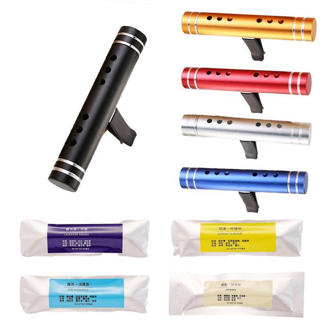 Fragrance Essential Oil Diffuser Perfume Car Air Vent Freshener Aromatherapy - Aimall