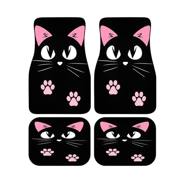 4 PCS Car Durable Floor Mats For All Car Models Anti Slip Waterproof Easy Clean