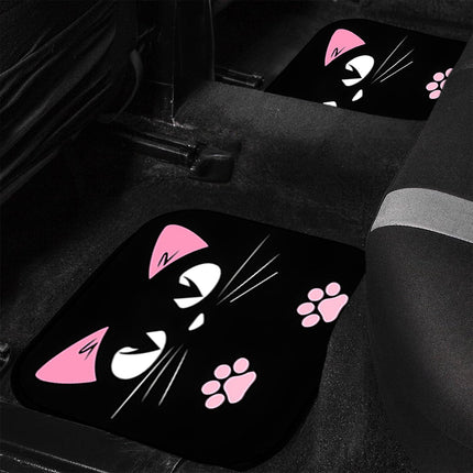 4 PCS Car Durable Floor Mats For All Car Models Anti Slip Waterproof Easy Clean