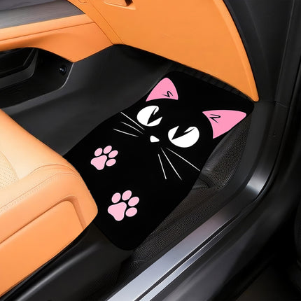 4 PCS Car Durable Floor Mats For All Car Models Anti Slip Waterproof Easy Clean