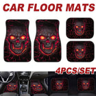 Car Floor Mats 4 Piece Set All Weather Waterproof Non Slip for Sedan SUV Protect