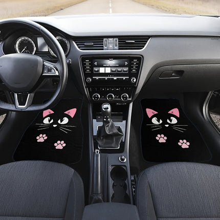 4 PCS Car Durable Floor Mats For All Car Models Anti Slip Waterproof Easy Clean
