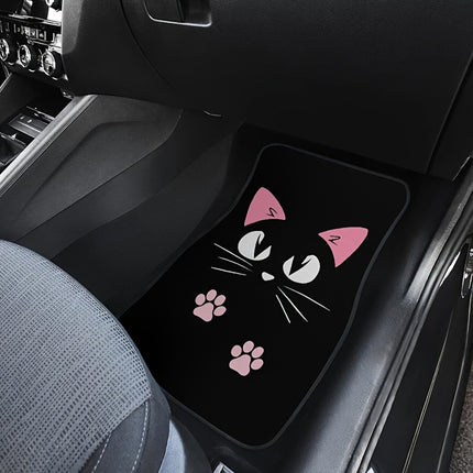 4 PCS Car Durable Floor Mats For All Car Models Anti Slip Waterproof Easy Clean