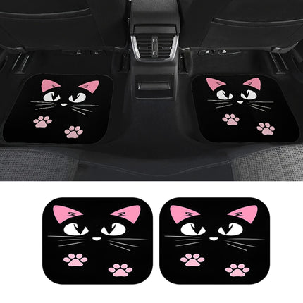 4 PCS Car Durable Floor Mats For All Car Models Anti Slip Waterproof Easy Clean