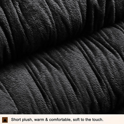 2PCS Winter Thickened Plush Car Seat Cushion Warm Soft Non Slip for Most Car