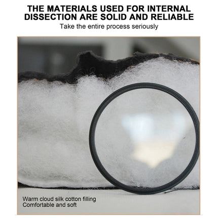 2PCS Winter Thickened Plush Car Seat Cushion Warm Soft Non Slip for Most Car