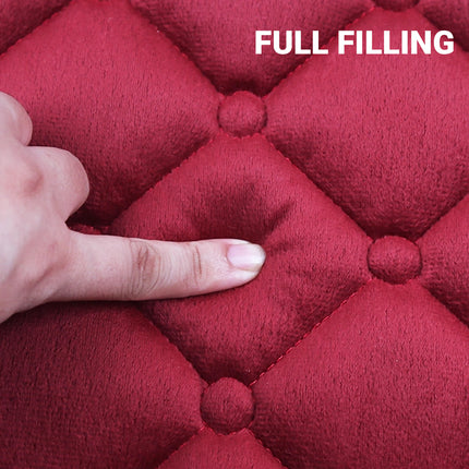 Universal Plush Car Seat Cushion Set Winter Warm 5-Seat Backrest Waist Support