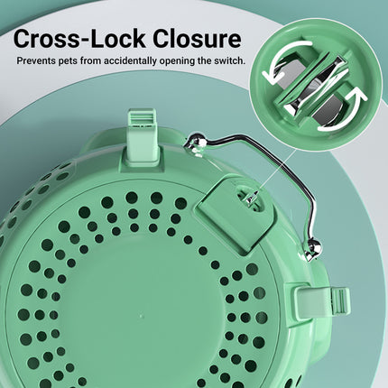 Large Capacity Alarm Clock Shaped Cat Backpack Pet Carrier for Cats Outdoor Use