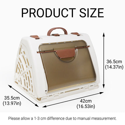 Handheld Cat Cage Foldable Airline Approved Portable Breathable Car Bag Pet Nest