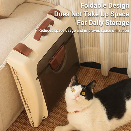 Handheld Cat Cage Foldable Airline Approved Portable Breathable Car Bag Pet Nest