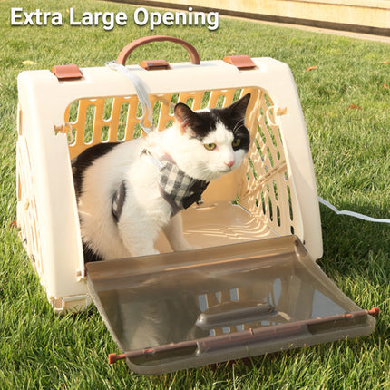 Handheld Cat Cage Foldable Airline Approved Portable Breathable Car Bag Pet Nest