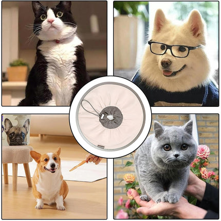 Pet Recovery Collar Cat Neck Cone Anti Licking Biting Protective Collar Healing