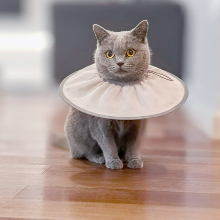 Pet Recovery Collar Cat Neck Cone Anti Licking Biting Protective Collar Healing