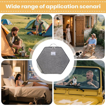 Foldable Portable Pet Litter Box Lightweight Collapsible for Travel Outdoor Use