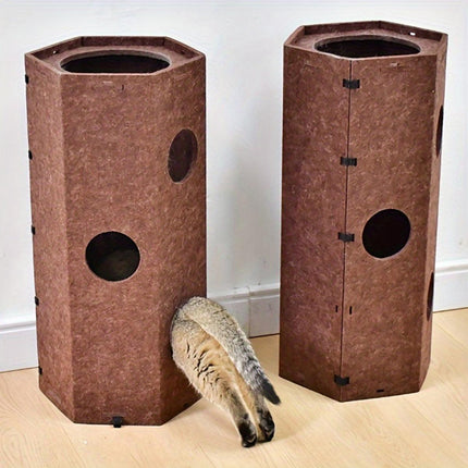 Felt Cat Bed Tunnel and Cat Toys for Playful Cats Comfortable Pet Furniture