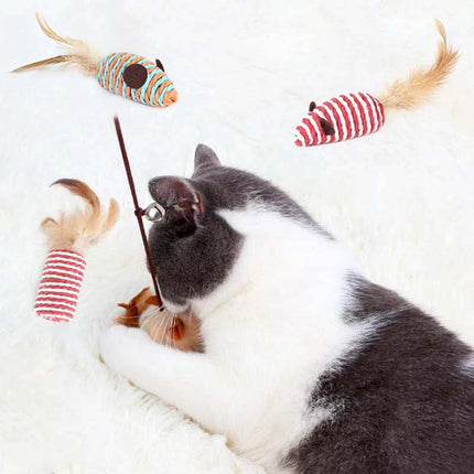 Cat Toys Set 7PCS Interactive Kitten Toys Durable for Indoor Cats Kittens Use
