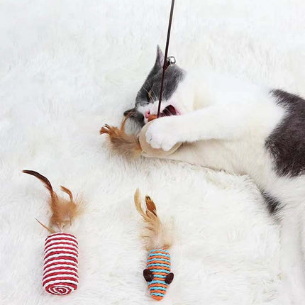 Cat Toys Set 7PCS Interactive Kitten Toys Durable for Indoor Cats Kittens Use