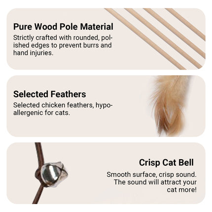 Cat Toys Set 7PCS Interactive Kitten Toys Durable for Indoor Cats Kittens Use