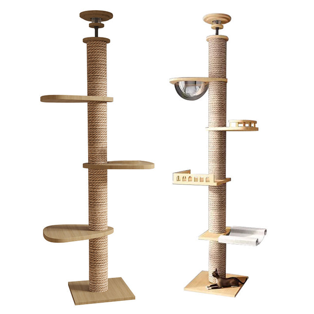 Cat Toy Cat Climbing Frame Floor Standing Multi Functional Cat Tree Pet Furniture