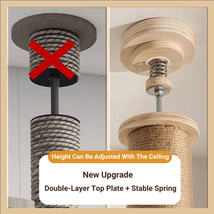 Cat Toy Cat Climbing Frame Floor Standing Multi Functional Cat Tree Pet Furniture