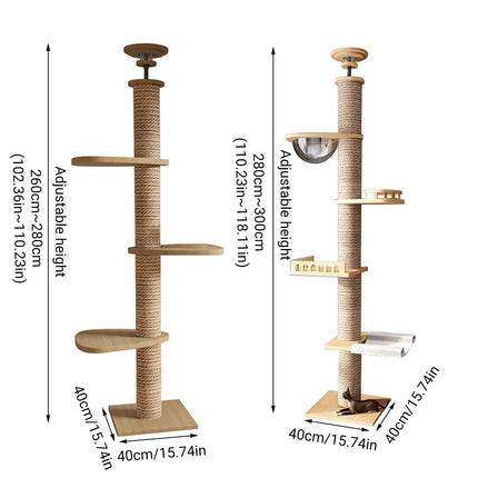 Cat Toy Cat Climbing Frame Floor Standing Multi Functional Cat Tree Pet Furniture