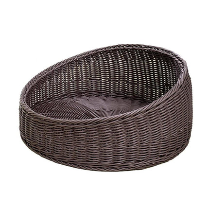 Rattan Cat Nest Four Seasons Open Cat House Summer Bed for Cats Pet Supplies