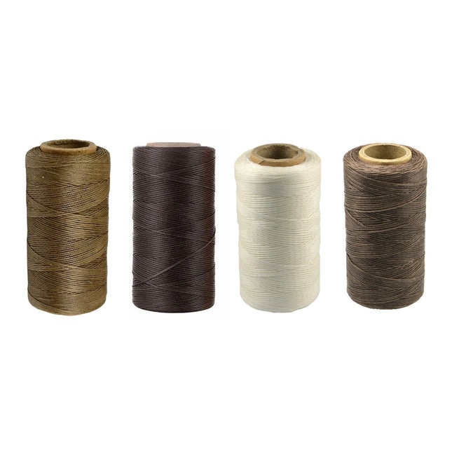 260m 150D Leather Sewing Waxed Thread Hand Stitching Craft Repair Cords 4Colours