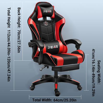 Gaming Chair Ergonomic High Back Chair with Lumbar Support Pillow and Headrest