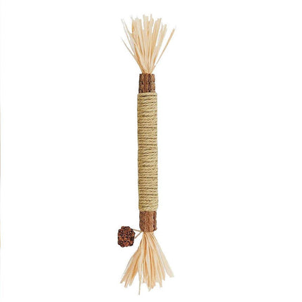 Cat Toys Silvervine Chew Stick Kitten Treat Catnip Toy Grinding Tooth Cleaning - Aimall