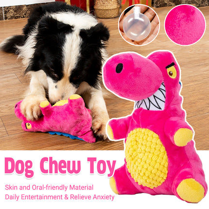 Dog Plush Squeaky Toy Interactive Boredom Relief Chew Resistant Pet Supplies