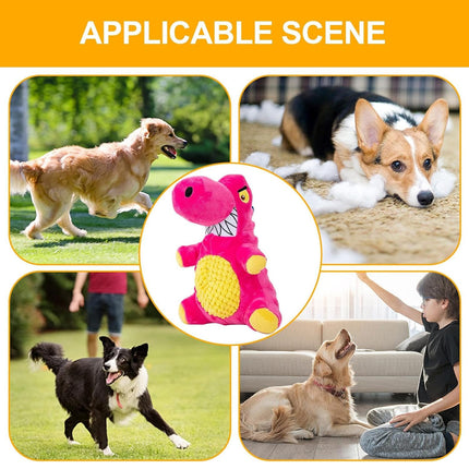 Dog Plush Squeaky Toy Interactive Boredom Relief Chew Resistant Pet Supplies