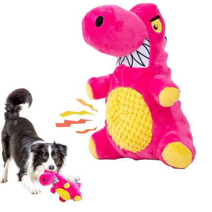 Dog Plush Squeaky Toy Interactive Boredom Relief Chew Resistant Pet Supplies