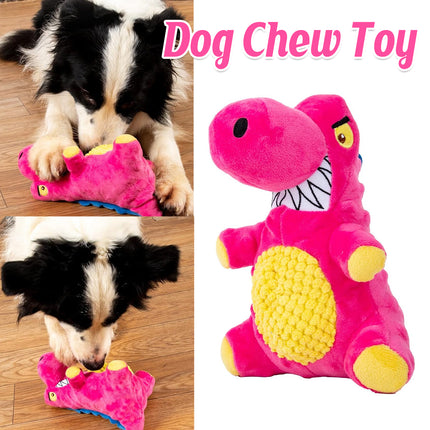 Dog Plush Squeaky Toy Interactive Boredom Relief Chew Resistant Pet Supplies