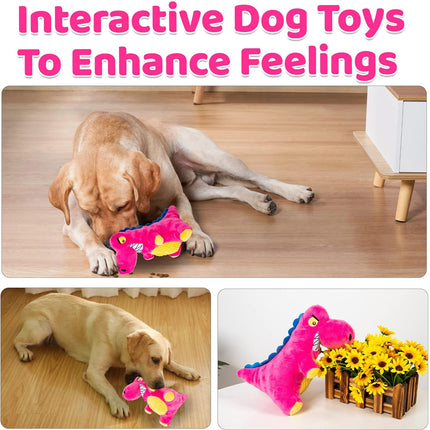 Dog Plush Squeaky Toy Interactive Boredom Relief Chew Resistant Pet Supplies